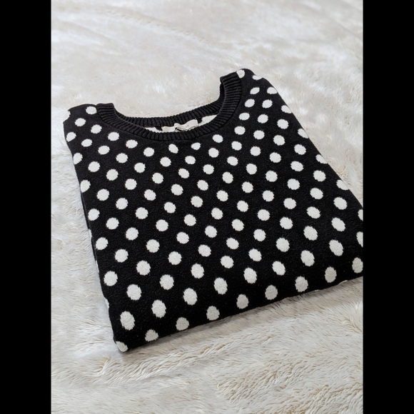 *SOLD* 41 Hawthorn Gideon Polka Dot Women's Sweater | L - Picture 5 of 7